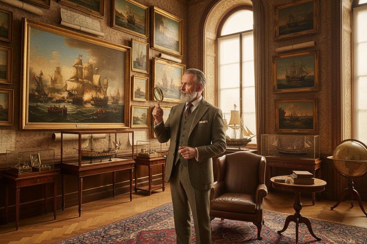 A European meritime art collectior